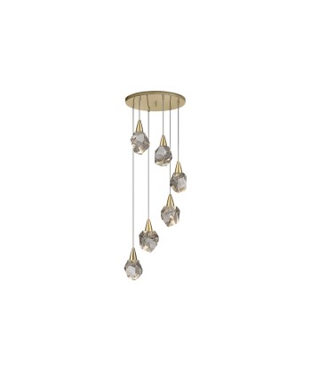 LAMPARA 6L·AQUARIA·ORO MATE
