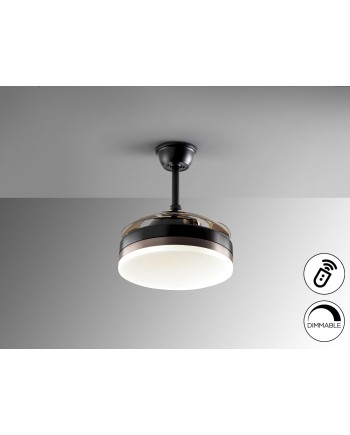 VENTO MINI-VENTILADOR NEGRO D40/90 DIM