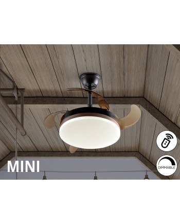 VENTO MINI-VENTILADOR NEGRO D40/90 DIM