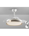 HERON-VENTILADOR BLANCO ORO DIMABLE