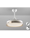 HERON-VENTILADOR BLANCO ORO DIMABLE