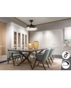 HERON-VENTILADOR NEGRO ORO DIMABLE