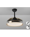 HERON-VENTILADOR NEGRO ORO DIMABLE