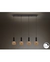 LAMPARA 4L ·SINCRO· NEGRO/ORO