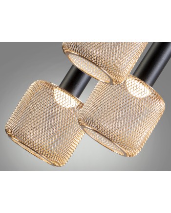 LAMPARA 3L ·SINCRO· NEGRO/ORO