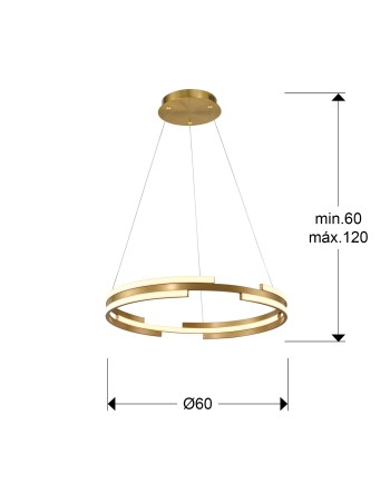 CICLOS-LAMPARA ORO D60