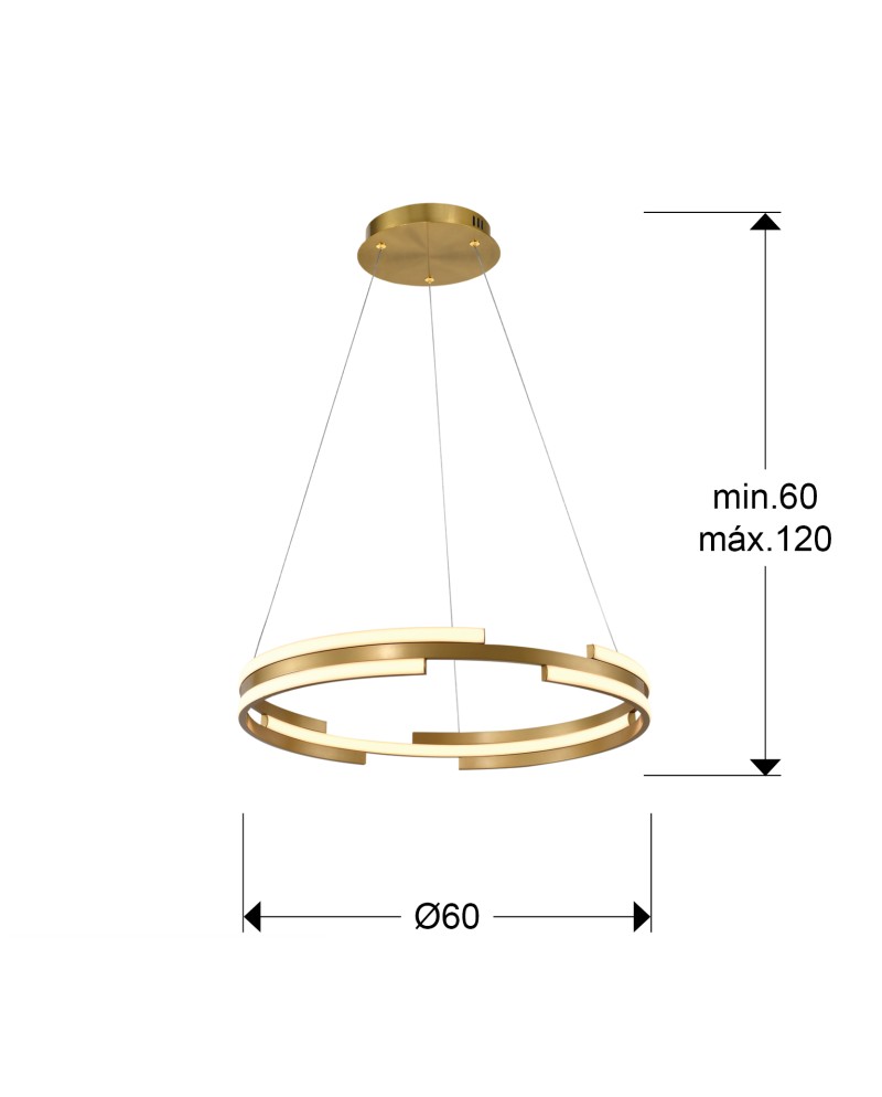 CICLOS-LAMPARA ORO D60
