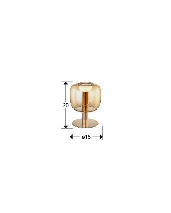 ICON - SOBREMESA ORO/AMBAR
