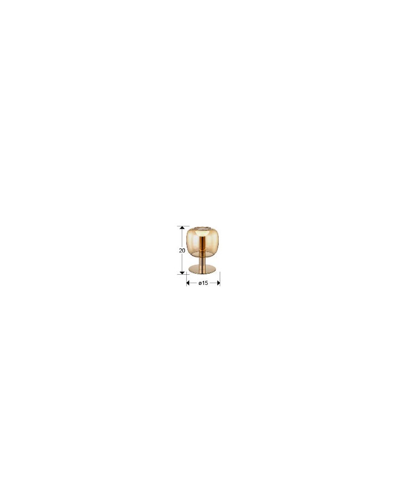 ICON - SOBREMESA ORO/AMBAR