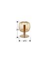 ICON - SOBREMESA ORO/AMBAR
