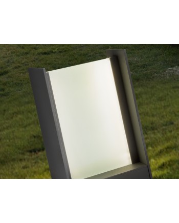MATIA- BALIZA EXTERIOR GRIS H30 IP65