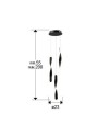 TWIST-LAMPARA 3L NEGRO