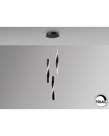 TWIST-LAMPARA 3L NEGRO