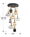 NORMA - LAMP 9L NEGRO-LATON