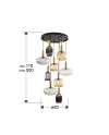 NORMA - LAMP 9L NEGRO-LATON