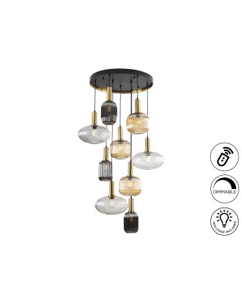 NORMA - LAMP 9L NEGRO-LATON DIM