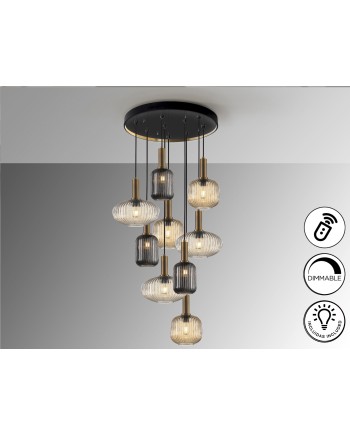 NORMA - LAMP 9L NEGRO-LATON DIM