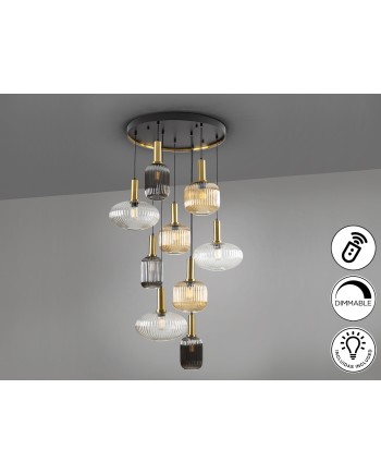 NORMA - LAMP 9L NEGRO-LATON DIM