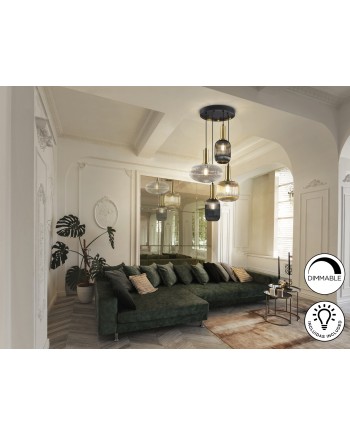 NORMA-LAMPARA 4L NEGRO-LATON