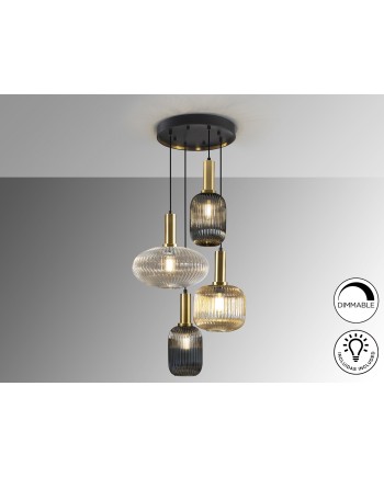 NORMA-LAMPARA 4L NEGRO-LATON