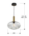 NORMA- LAMP 1L TRANSPARENTE D30