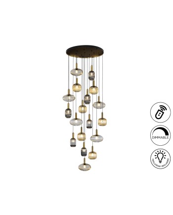 NORMA- LAMP 18L NEGRO-LATON DIM