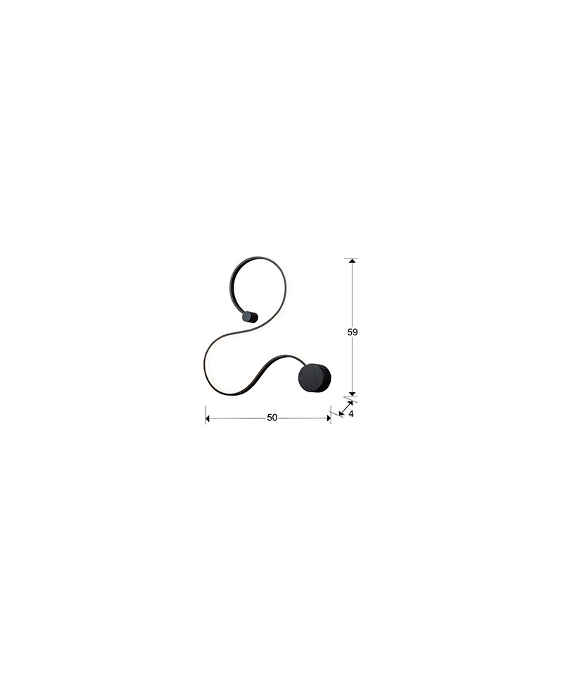APLIQUE PEQUEÑO·GRAFOS·NEGRO