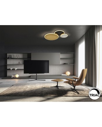 UMBRA- PLAFON ORO-NEGRO-BLANCO