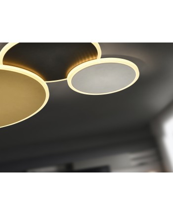 UMBRA- PLAFON ORO-NEGRO-BLANCO