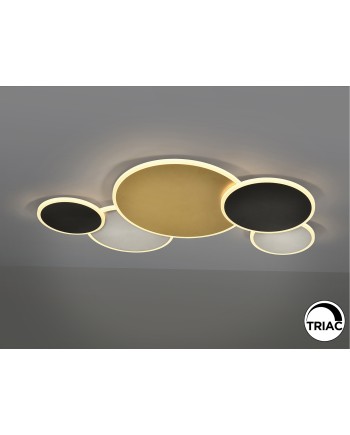 UMBRA-PLAFON GRAN ORO-NEGRO-BLANCO