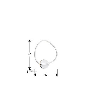 OPALIS-APLIQUE BLANCO
