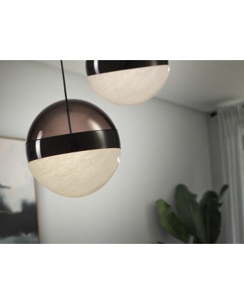 ORBES- LAMPARA 1L CROMO NEGRO D12