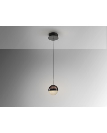 ORBES- LAMPARA 1L CROMO NEGRO D12