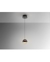 ORBES- LAMPARA 1L CROMO NEGRO D12