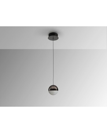 ORBES- LAMPARA 1L CROMO NEGRO D12