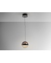 ORBES- LAMPARA 1L CROMO NEGRO D15