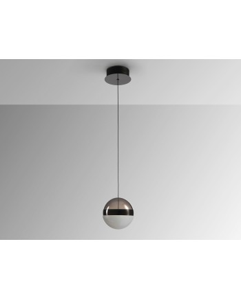 ORBES- LAMPARA 1L CROMO NEGRO D15