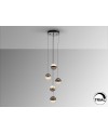 ORBES-LAMPARA 5L NEGRO/COBRE/LATON