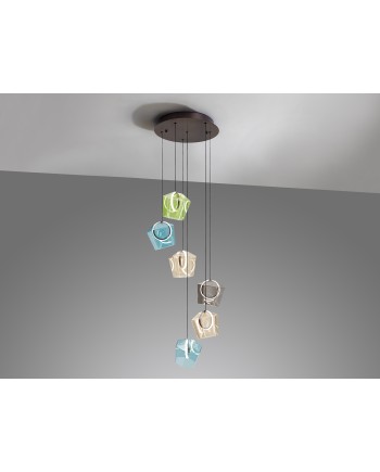 INGRID-LAMPARA 6L-COLORES