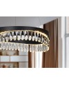 SELENE - LAMP Ø60 NEGRO-CRISTAL