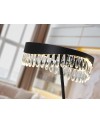 SELENE- PIE SALON NEGRO-CRISTAL
