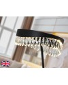 SELENE- PIE SALON NEGRO-CRISTAL