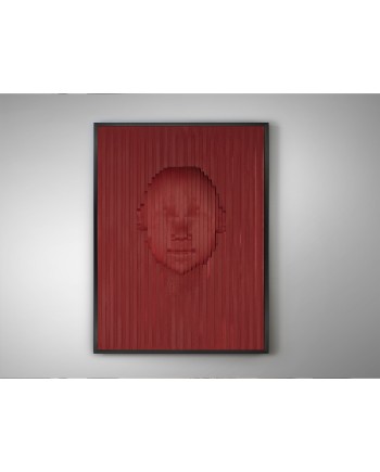RED FACE - BAJORRELIEVE 90X120