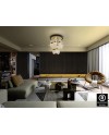 GARDEN- LAMPARA 9L NEGRO-BRONCE