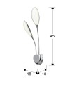 APLIQUE 2L LED ·LUCILA·