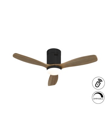 SIROCO MINI-VENTILADOR NEG/NOGAL DIM