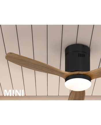 SIROCO MINI-VENTILADOR NEG/NOGAL DIM