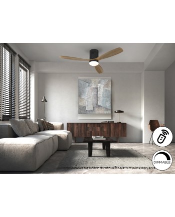SIROCO-VENTILADOR NEG-NOGAL D132 DIM
