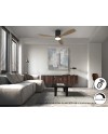 SIROCO-VENTILADOR NEG-NOGAL D132 DIM