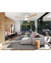 SIROCO-VENTILADOR BLANCO MADERA DIM